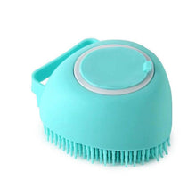 Load image into Gallery viewer, Dog bath brush with shampoo dispenser