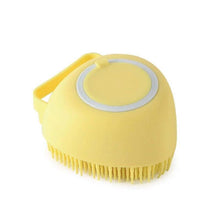 Load image into Gallery viewer, Dog bath brush with shampoo dispenser